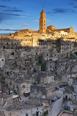 Fototapeta premium Matera, Basilicata, Italia verticale