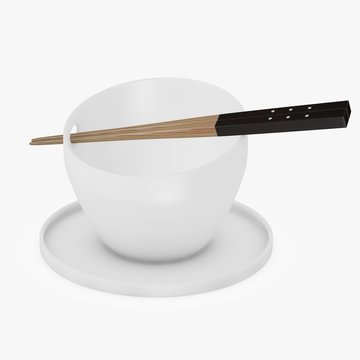 bowl with chopsticks
