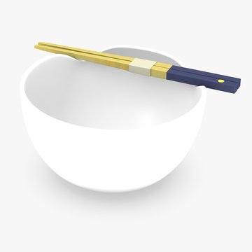 bowl with chopsticks