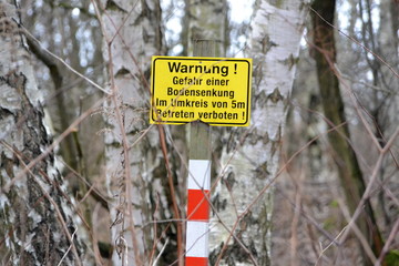 Warnschild