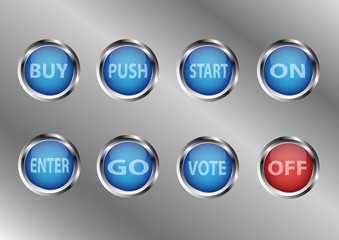 Modern buttons