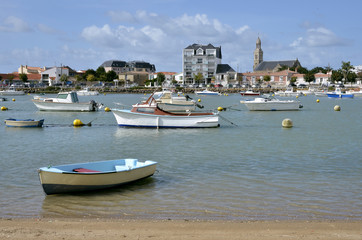 Port of Saint Gilles Croix de Vie in France