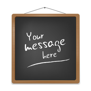 Vector blackboard for your message