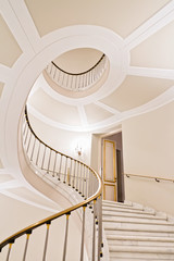 Stairwell in Warsaw Royal Castle - World Heritage List - UNESCO.