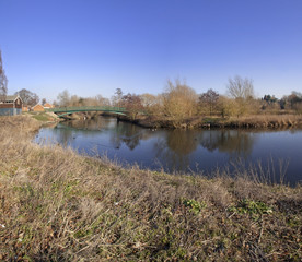 Fototapeta premium river avon warwick