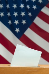 Wahlurne Vereinigte Staaten USA