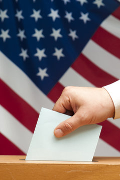 Wahlurne Vereinigte Staaten USA