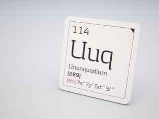 Ununquadium - element of the periodic table