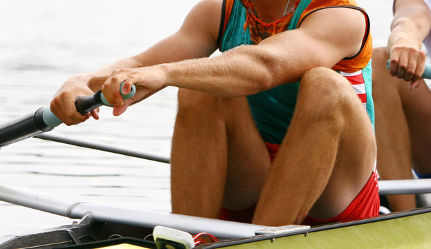 Two men in the academic boat