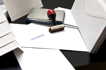 BUSTE _ RACCOMANDATA _ TIMBRO