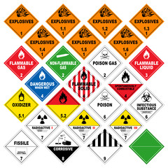 icon set dangerous good III