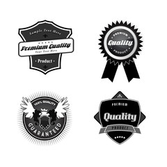 Set of vintage labels.