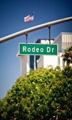 Fototapeta premium Rodeo Drive sign