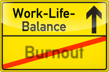 Obraz premium Burnout Prävention