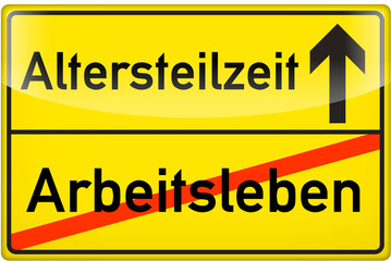 Fototapeta premium Altersteilzeit