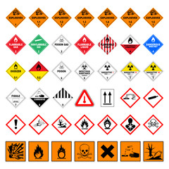icon set dangerous good V