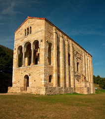 Church of Santa Maria del Naranco in Oviedo Asturias, Spain