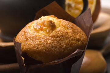 Coffee and cinnamon muffins