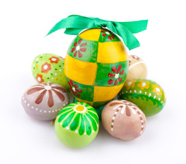 Colorful easter eggs