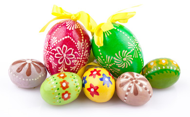 Colorful easter eggs