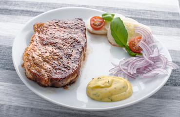 Beef Steak on a plate
