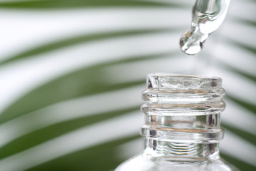 A bottle with essential oil