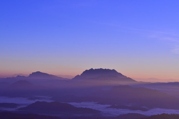 Fototapeta na wymiar Nam Dang Huai Góry Chiang Mai, Tajlandia