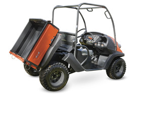 All terrain vehicle on a white. Clipping path included.