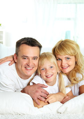 Fototapeta premium Happy family