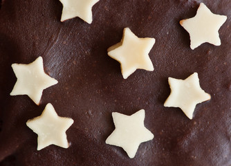 star shaped chocolate