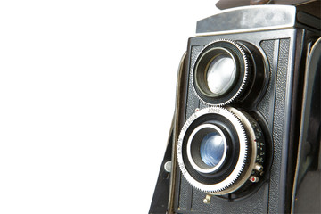 old camera isolated