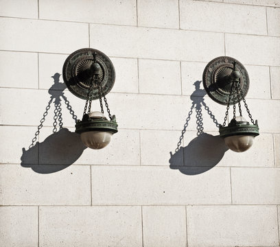 Ornate Lamp Wall