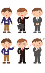 社会人のイラスト/男性