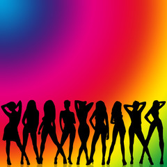 Fototapeta premium dsco girls