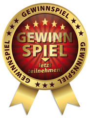 Gewinnspiel - Jetzt teilnehmen! - Siegel