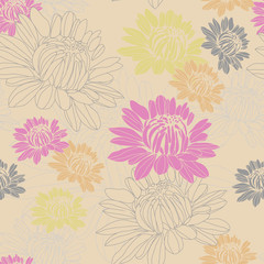herbal seamless pattern