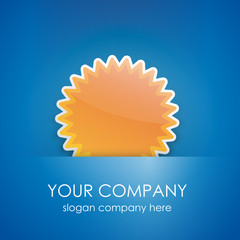 Logo seaside holidays # Vector