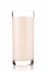 isolated milk glass