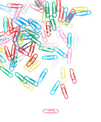 multicolored paper clips