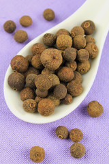 Allspice in a spoon