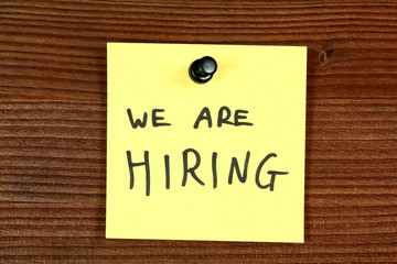 Recruitment - we are hiring