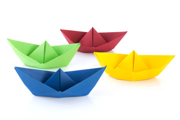 Paper boats