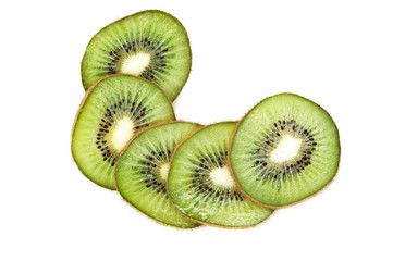 slices of kiwi fruit