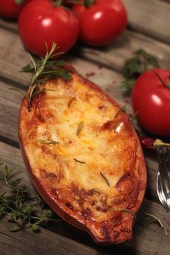 Lasagne mit Tomaten