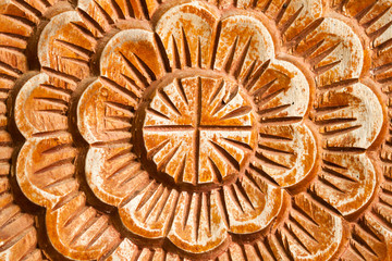 the brown wood texture with natural patterns