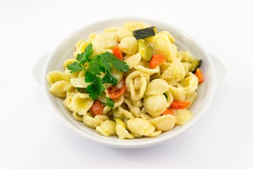 orecchiette con zucchine e carote