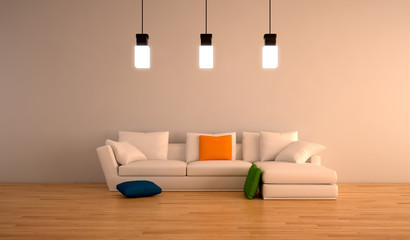 Living room 3d
