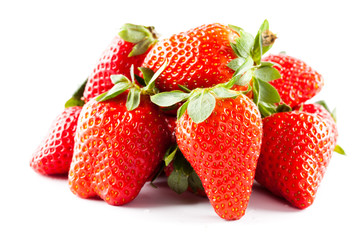 Ripe strawberries
