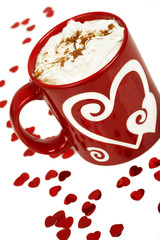 Valentines cup of coffee