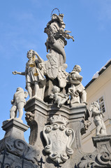 Fototapeta na wymiar Immaculata Maria filar Bańska Szczawnica, Słowacja UNESCO